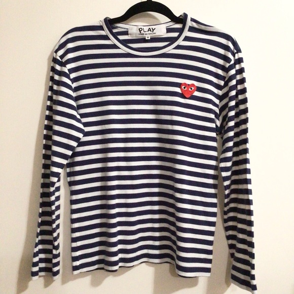 Comme des Garcons PLAY Tops - Comme des Garcons Play Long Sleeve Tees